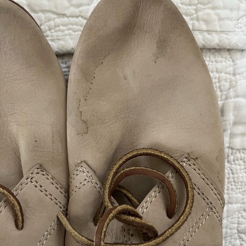 Frye light grey Leather Oxford - Picture 2 of 10